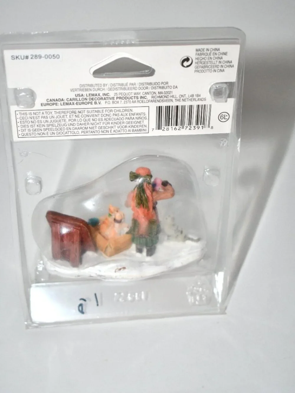 Lemax 2007 Free To Good Home Kittens Christmas Village Figurine, NWT